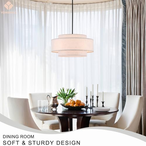 19.7" Modern Drum Chandelier