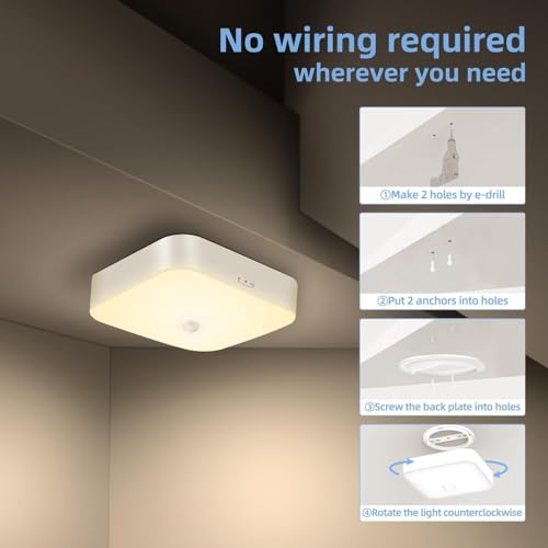 Rechargeable Motion Sensor Closet Light (2 Count)
