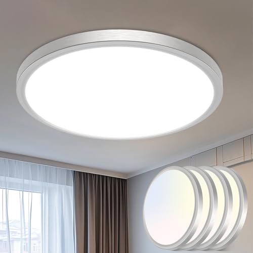16Inch Flush Mount LED Ceiling Light Fixture (4 Count)