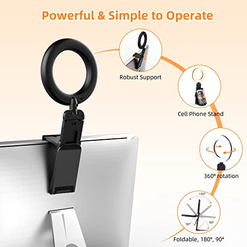 2Packs Ring Light for Computer Laptop