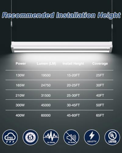 Linear High Bay LED Shop Lights