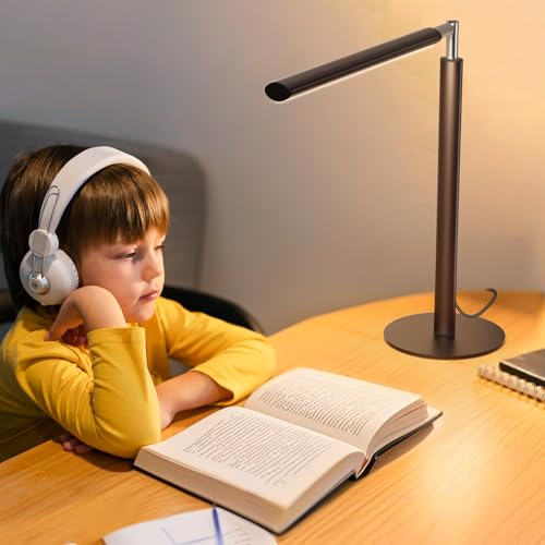 Brown LED Desk Lamp