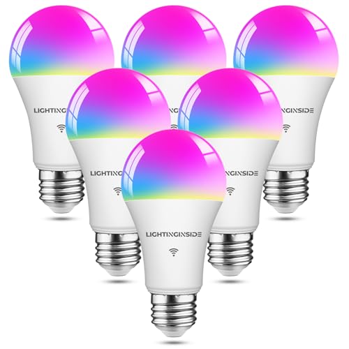 Smart Light Bulbs 100W Work with Alexa (6 Count)