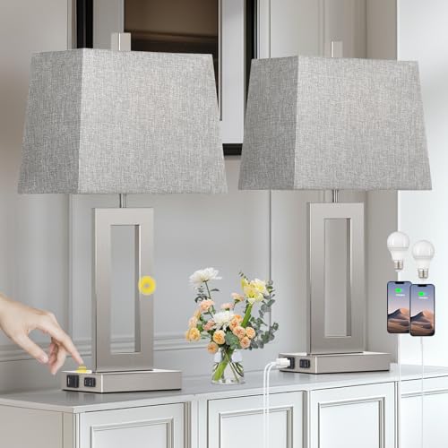 Bedside Table Lamp Set of 2 (2 Count)