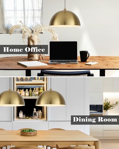 Gold Pendant Lights Kitchen Island (2 Count)