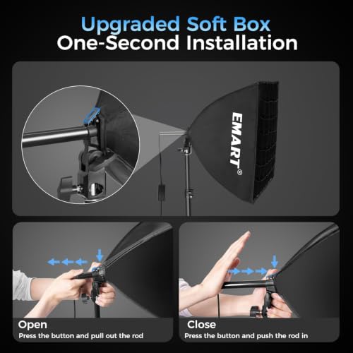 Softbox Lighting Kit with Grid (2 Count)