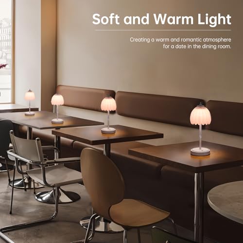 Rechargeable Table Lamp with 5200mAh Battery & Touch Control