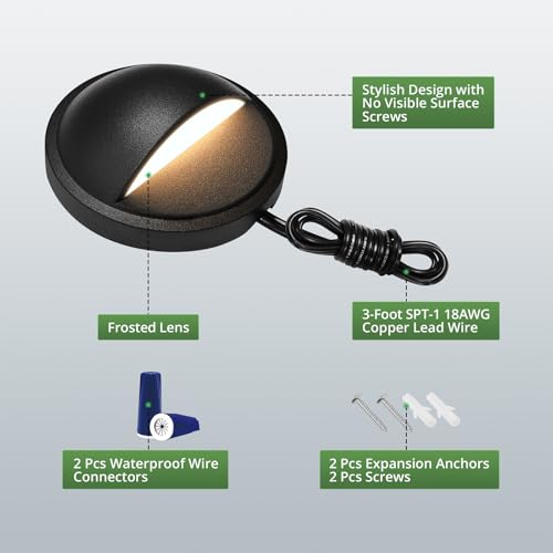 Low Voltage LED Deck Lights (4 Count)