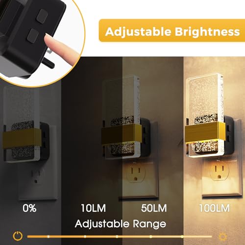 Night Light Night Lights Plug Into Wall 3CCT Adjustable 2 Pack (2 Count)