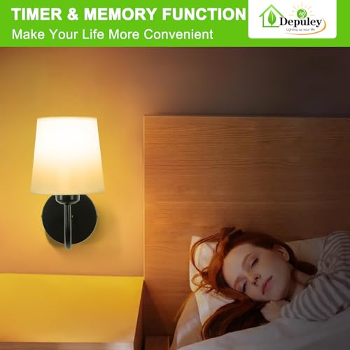 Wall Sconces Battery Operated (2 Count)