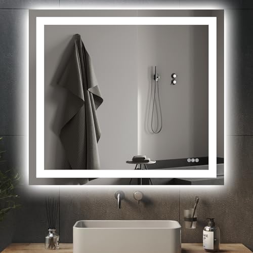 40"X36" LED Bathroom Mirror with Lights
