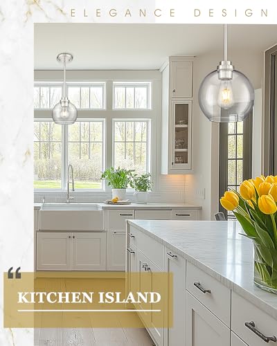 2 Pack Pendant Lights Kitchen Island (2 Count)