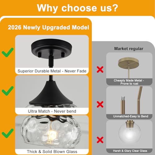 2 Pack Modern Pendant Lights Kitchen Island