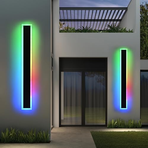 2 Pack 48 Inch Led Wall Lights RGB (2 Count)
