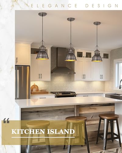 2 Pack 8" Pendant Lights Kitchen Island