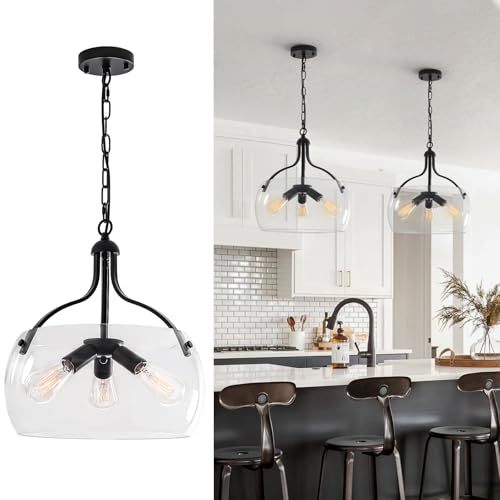 3 Lights Modern Pendant Lights Kitchen Island