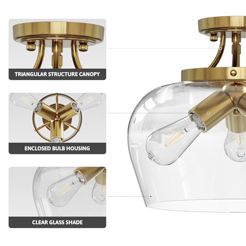 Semi Flush Mount Ceiling Light