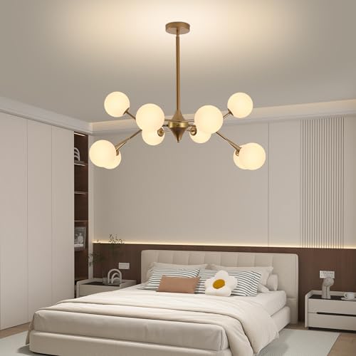 39" Reddsh Sand Gold Sputnik Chandelier 10
