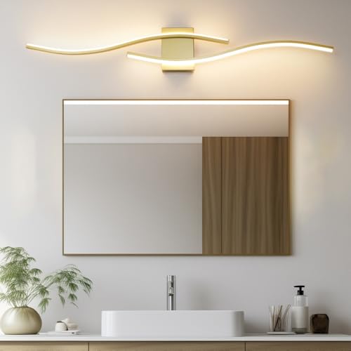 Modern Gold Bathroom Light Fixtures