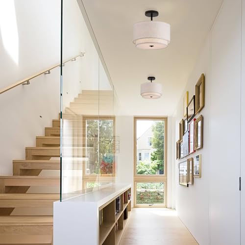 12.6inch Flush Mount Ceiling Light Fixture