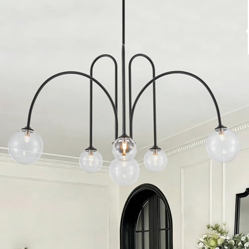 6 Light Modern Sputnik Light Fixture