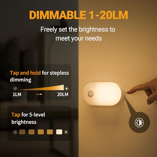 Rechargeable Battery Night Light with Motion Sensor (4 Count)