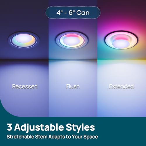 Matter BR30 Smart Light Bulbs (2 Count)