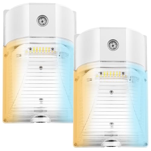 26W LED Wall Pack Light with Dusk to Dawn Sensor (2 Count)