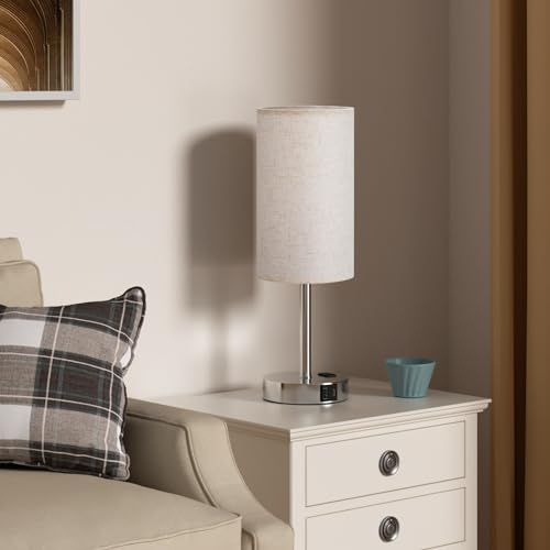 White Touch Table Lamp for Bedroom