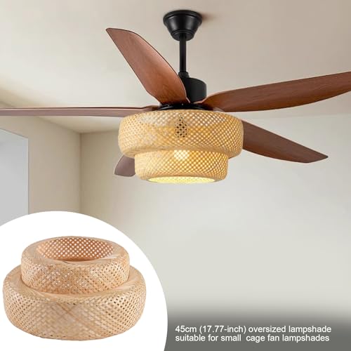 17.7" Bamboo Lamp Shade