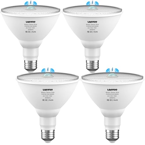 Motion Sensor Light Bulbs (4 Count)