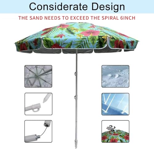 Portable Beach Umbrella 6ft