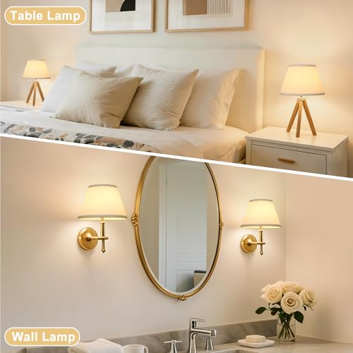 Small Pleated Lamp Shades Set of 2 (2 Count)