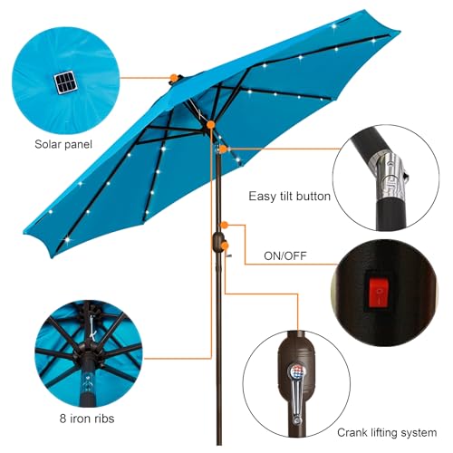 9 ft Solar Umbrella