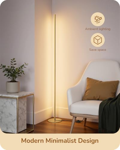 2 Pack 57.5” Corner Lamp with Remote (2 Count)