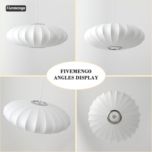 20in Lantern Pendant Light Bubble Saucer
