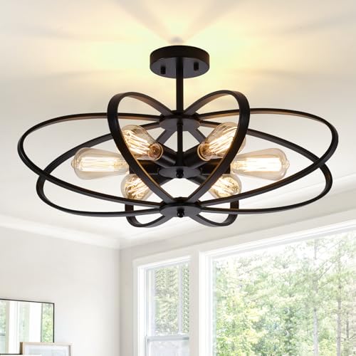 Semi Flush Mount Ceiling Light Fixture Chandelier 6