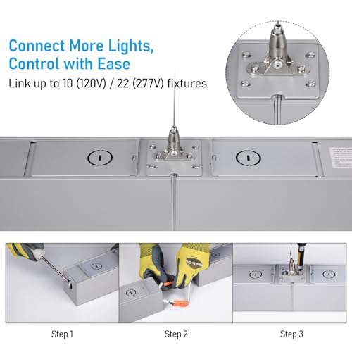 2 Pack 4FT Linkable LED Linear Light (2 Count)