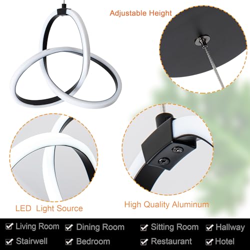 Modern Spiral Led Chandelier