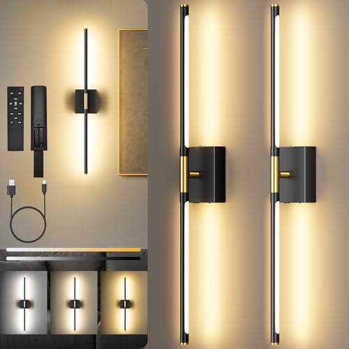 10000mAh Battery Operated Wall Sconces Set of 2 (2 Count)