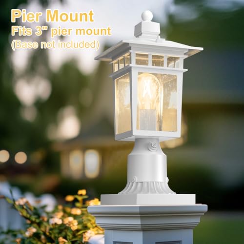Dusk to Dawn Outdoor Post Lights 2 Pack (2 Count)