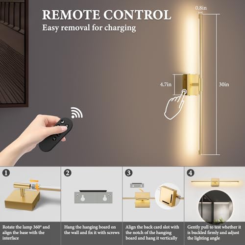 Battery Operated Wall Sconces Set of 2 (20 Count)