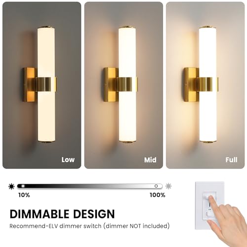 Gold Bathroom Light Fixtures