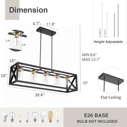 Dining Room Light Fixture (5 Count)