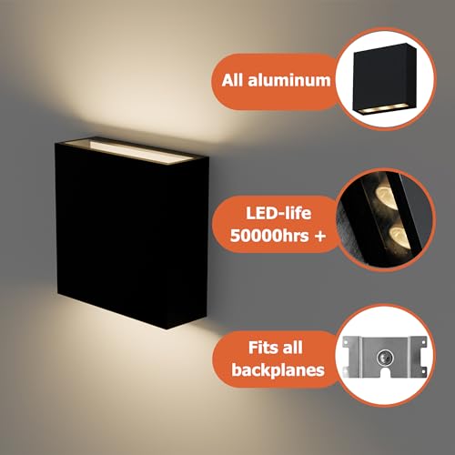 Modern LED Wall Sconce Outdoor Up Down Wall Lamp