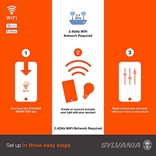 Sylvania WiFi LED Smart Light Bulb (4 Count)