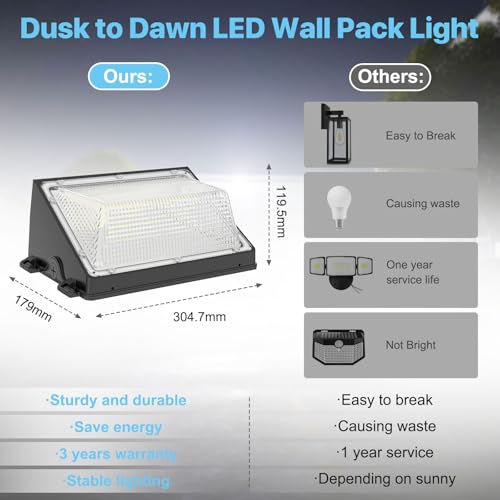 LED Wall Pack Light (3 Count)
