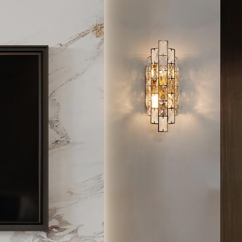 Gold Crystal Wall Sconces Lighting