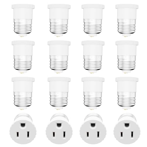 16 Pack Light Socket Plug Adapter