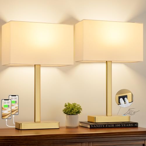 Touch Lamps for Bedroom (2 Count)